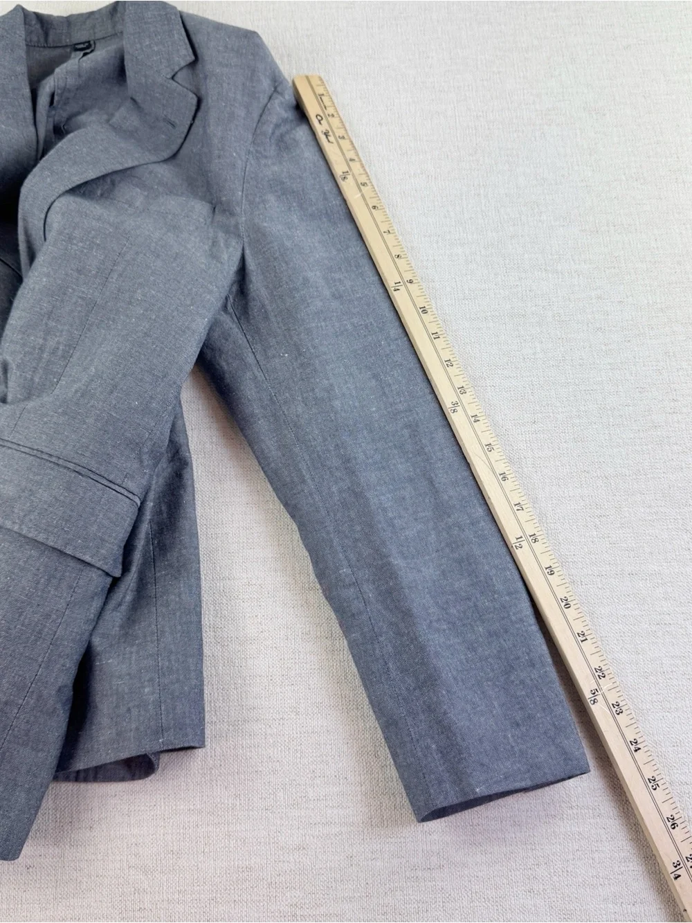 J crew ludlow unstructured suit jacket deep water cotton linen Men‎ size 36S